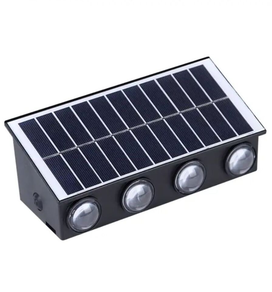 Cata Led Solar Bahçe Armatürü Aplik 6500k Ip64 20w 1200lm ( Kos Solar ) (40ad)