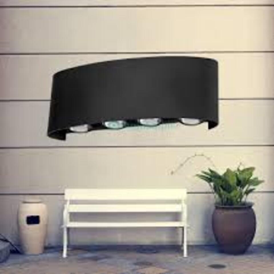 Cata Dekoratif Duvar Aplik 15w 1200lm 3000k Siyah Gövde Ip44 (Kapri) (50ad)