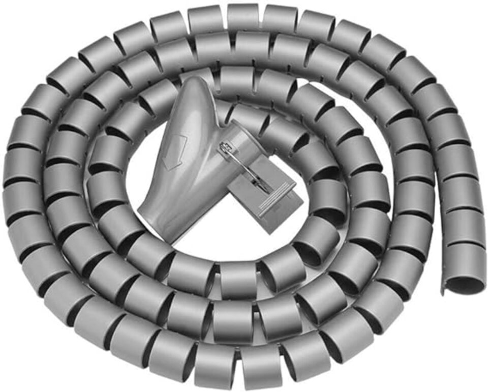 Kablo Toplama Spirali Q20mm ( Gri ) ( Uygulama Aparatlı ) (1.5mt)