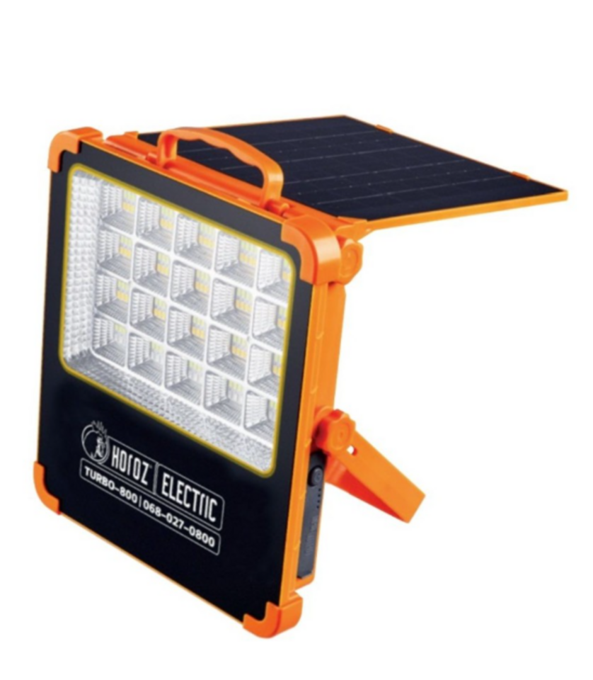 Led Solar Projektör 800w 6500k 2733lm 277x244mm Seyyar (  Usb-Type-C ) 12-15 Saat Ip44 ( Turbo Serisi )(10ad)
