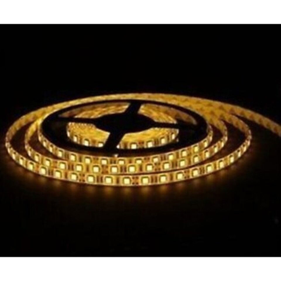 Şerit Led İç Mekan 3 Çip 14.4w/1mt 12v Amber 40x40mm IP20 ( Amazon-9mm ) (5mt/400mt)