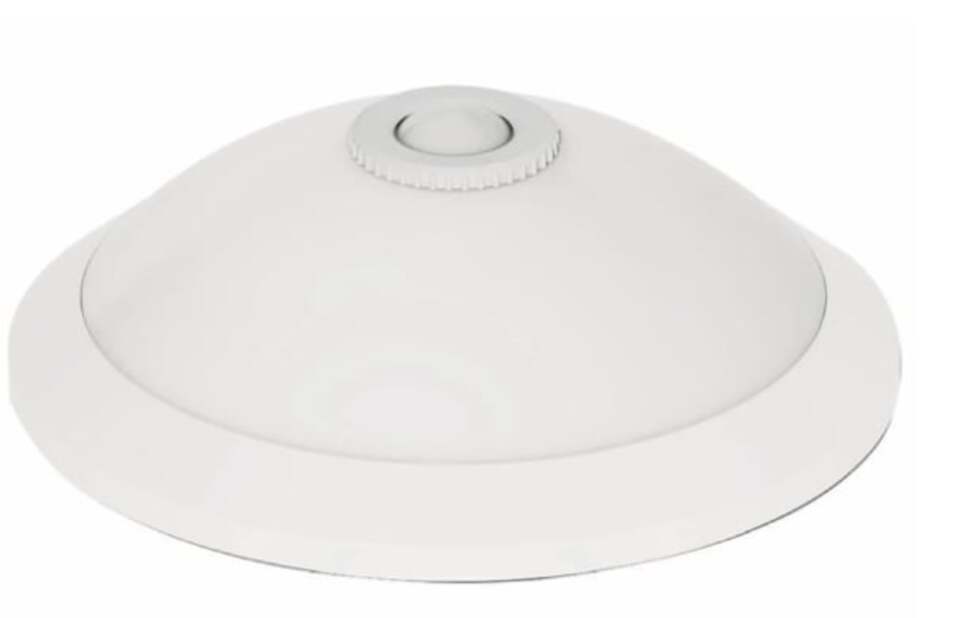 Sensörlü Tavan Armatür 360d 2xe27 ( Beyaz Kasa )( Plastik Cam-Gövde ) (10ad )