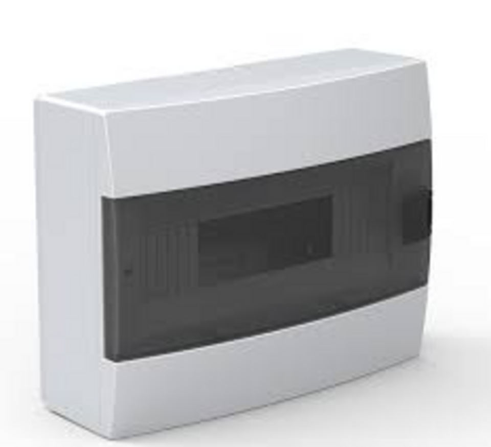 Horoz Otomat Kutusu S/Ü 12 Li Halojen Free Şeffaf Kapak ( Beyaz )(12ad)