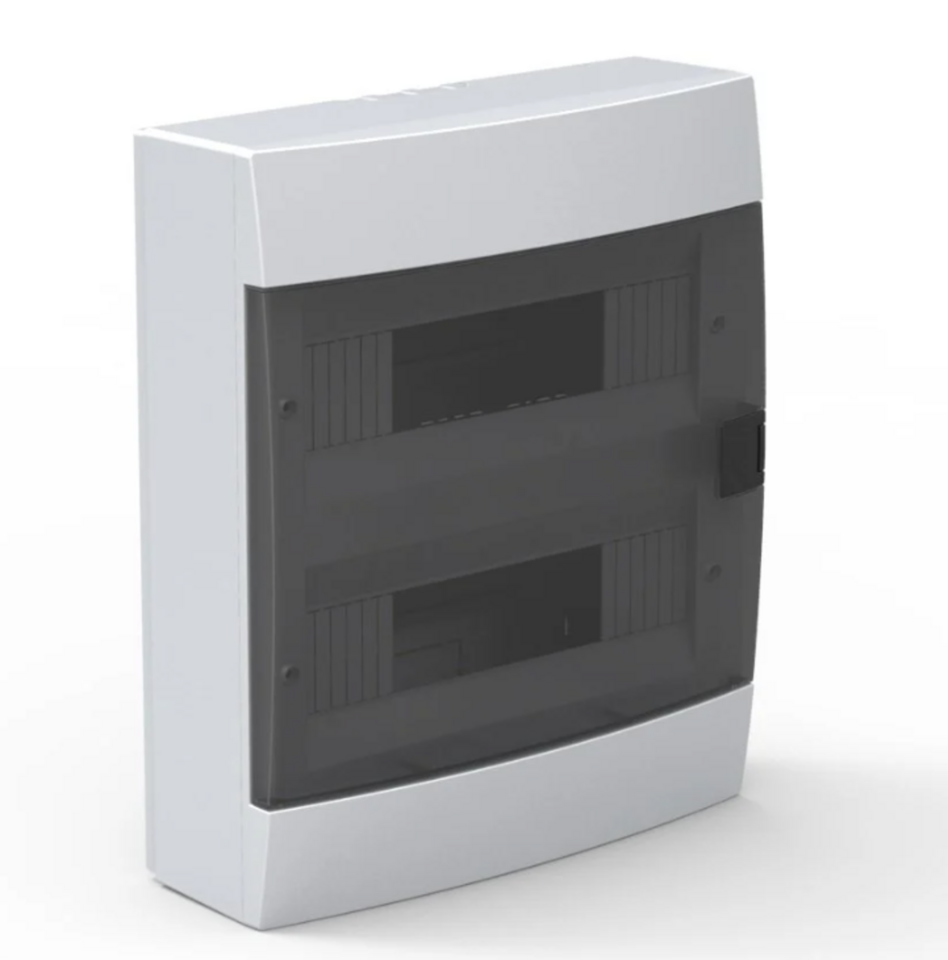 Horoz Otomat Kutusu S/Ü 24 Lü Halojen Free Şeffaf Kapak ( Beyaz )(8ad)