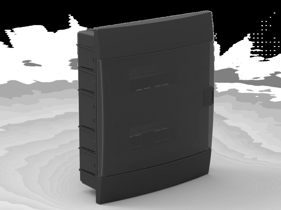 Horoz Otomat Kutusu S/A 24 Lü Halojen Free Siyah Kapak ( Siyah ) (8ad)