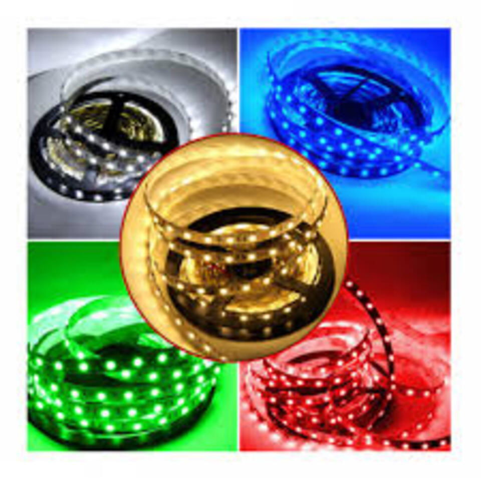 Şerit Led İç Mekan 3 Çip 14.4w/1mt 12v 6500kl 40x40mm IP20 ( Amazon-9mm ) (5mt/400mt)