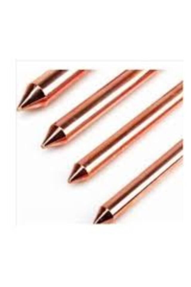 Topraklama Çubuğu  Bakır Sıvama- Kaplama 250micron 20mm 1mt 2.46kg Fe/Cu(1ad)