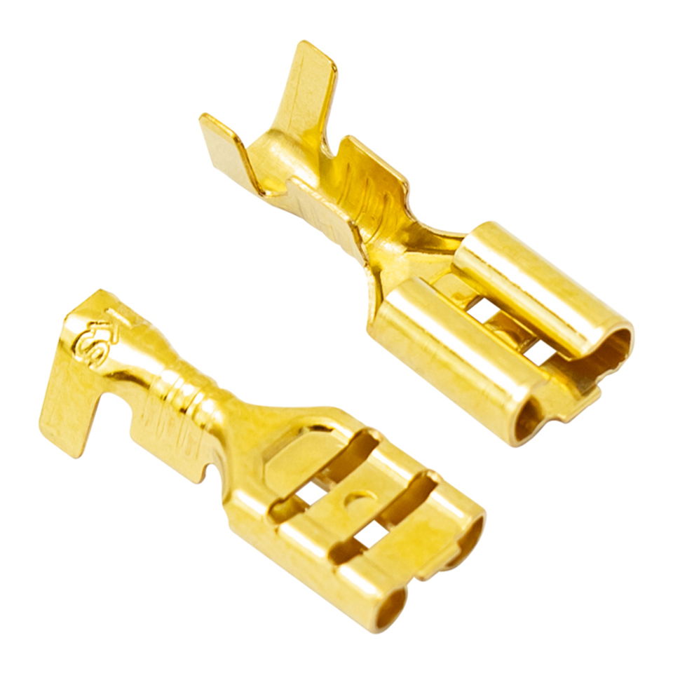 Fe Fiş Dişi Faston Le Tipi  (Sarı) Terminal 4.8mm Küçük Tip 