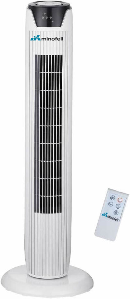 Kule Tip Vantilatör 45w 220v Dijital Ekranlı Kumandalı ( Ev-Ofis Tipi 110cm Beyaz ) (1ad) 
