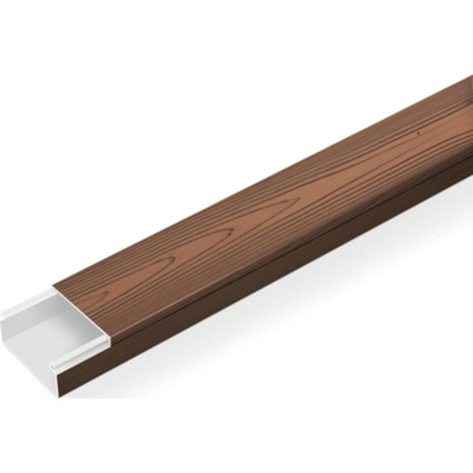 Kablo Kanalı Yapışkan  Bantlı  Sidem Renk'Li ( Kahve ) 16x16mm (240mt)