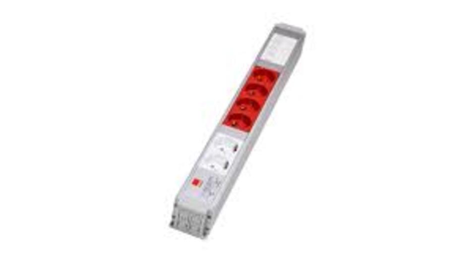 Masa-Mobilya Priz Kutusu 5 Ups+2 Şbk +3 Data Montajlı Bürotik Blok (Alüminyum)