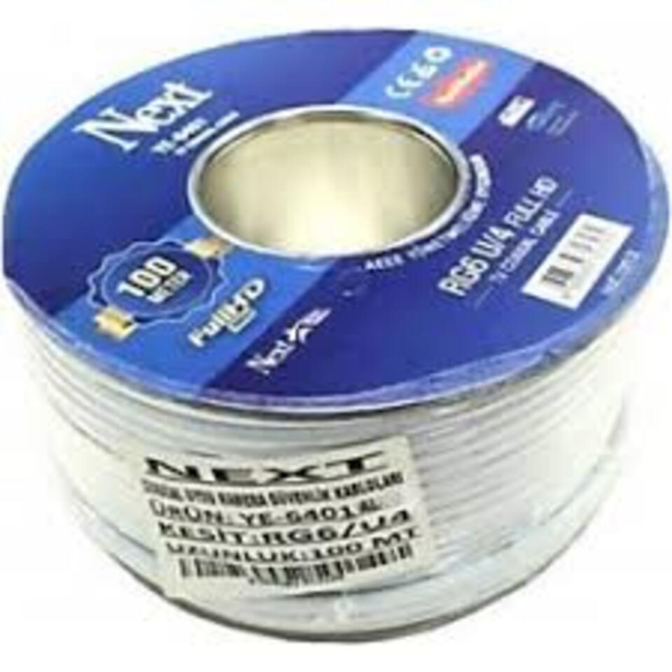 Tv Kablosu Cca Rg6 U4 Ccs (Ccs-Al) 64 Tel (100mt)