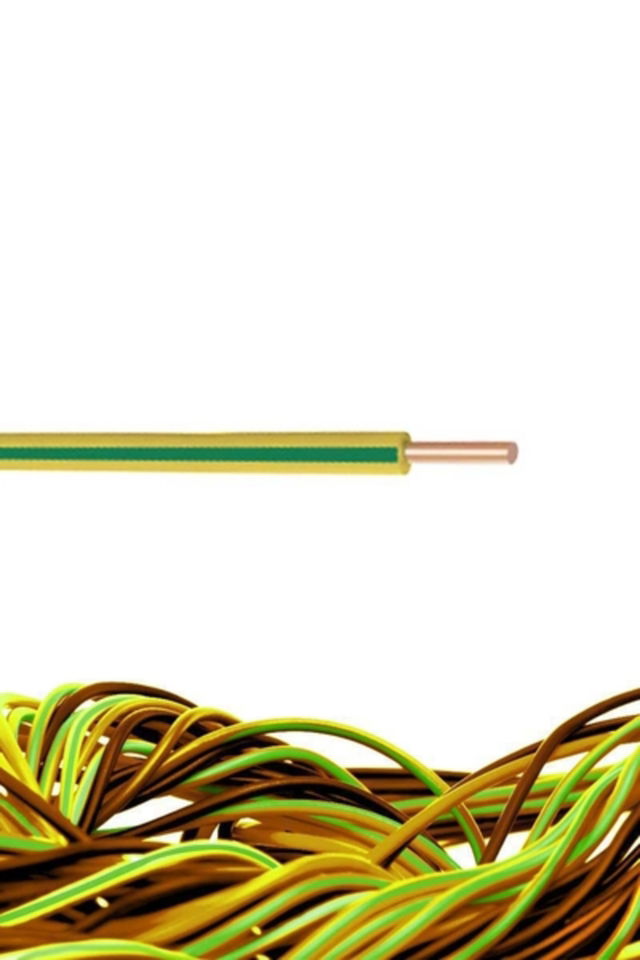 Nya Kablo 2.5mm ( H07v-U ) Sarı Yeşil