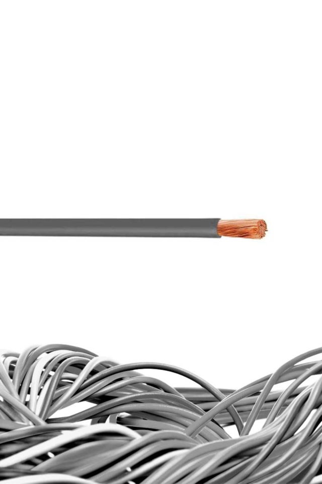 Prısmıan Nyaf Kablo 4mm ( H07v-K ) Gri