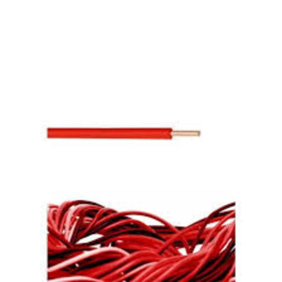 Prısmıan Nya Kablo 4mm  ( H07v-U )  Kırmızı