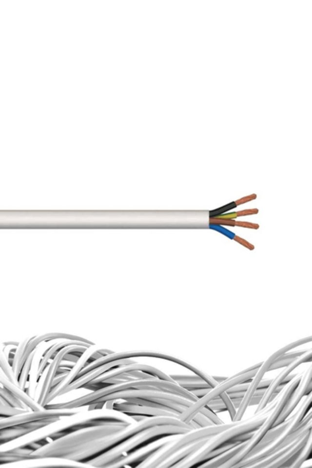 Ttr Kablo 4x1.5mm ( H05vv-F ) Beyaz