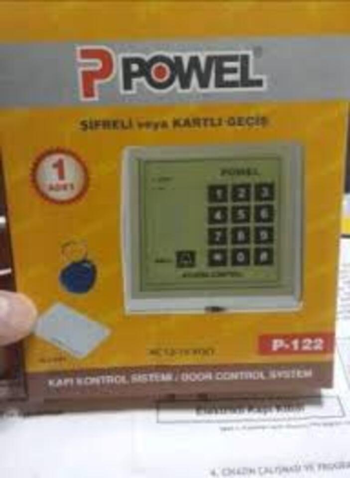Kapı Kontrol Sistemi (Kartlı Tuşlu) Şifrematik (P-122/POVEL-3041)