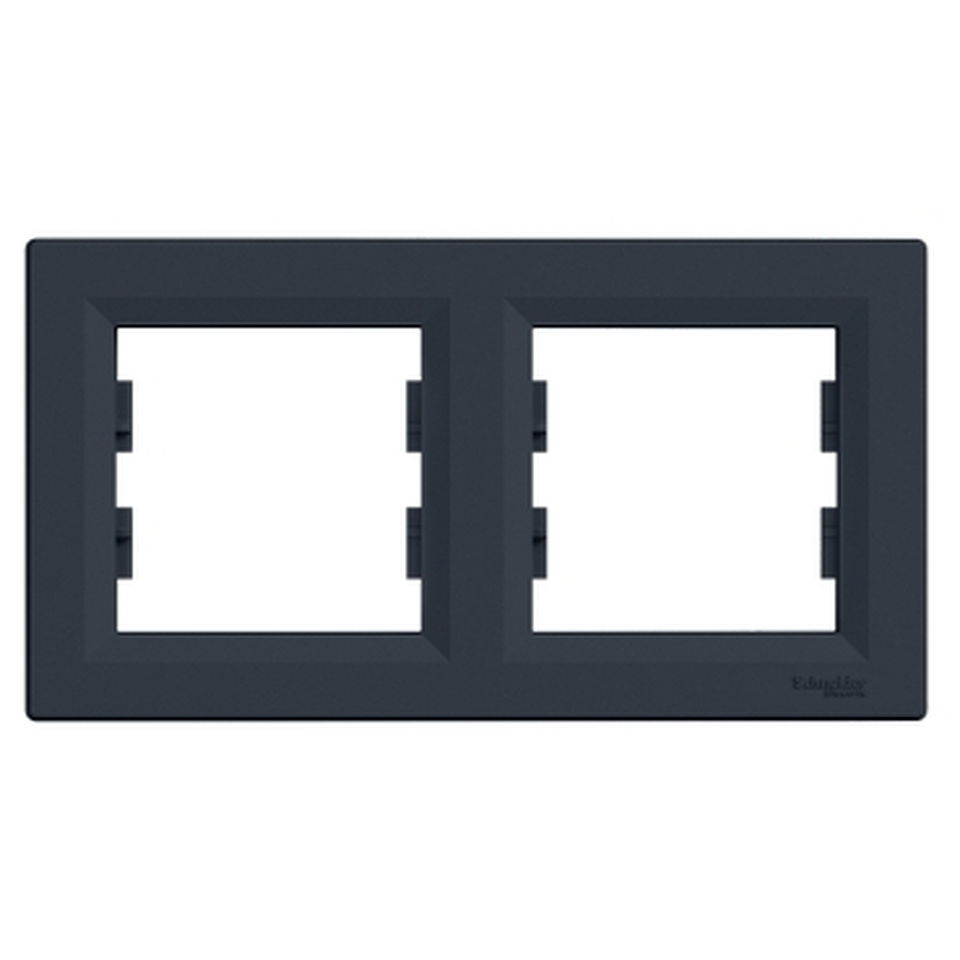 Schneider Asfora Antrasit Çerçeve 2 Li (25ad)