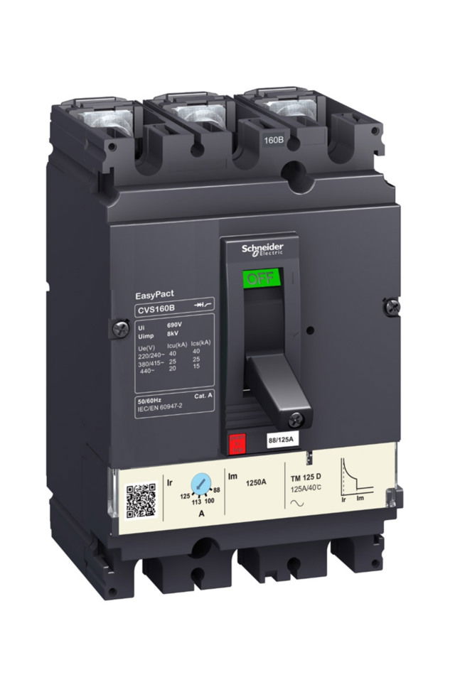 Kompakt Şalter 88-125a Cvs160b 25ka 3p