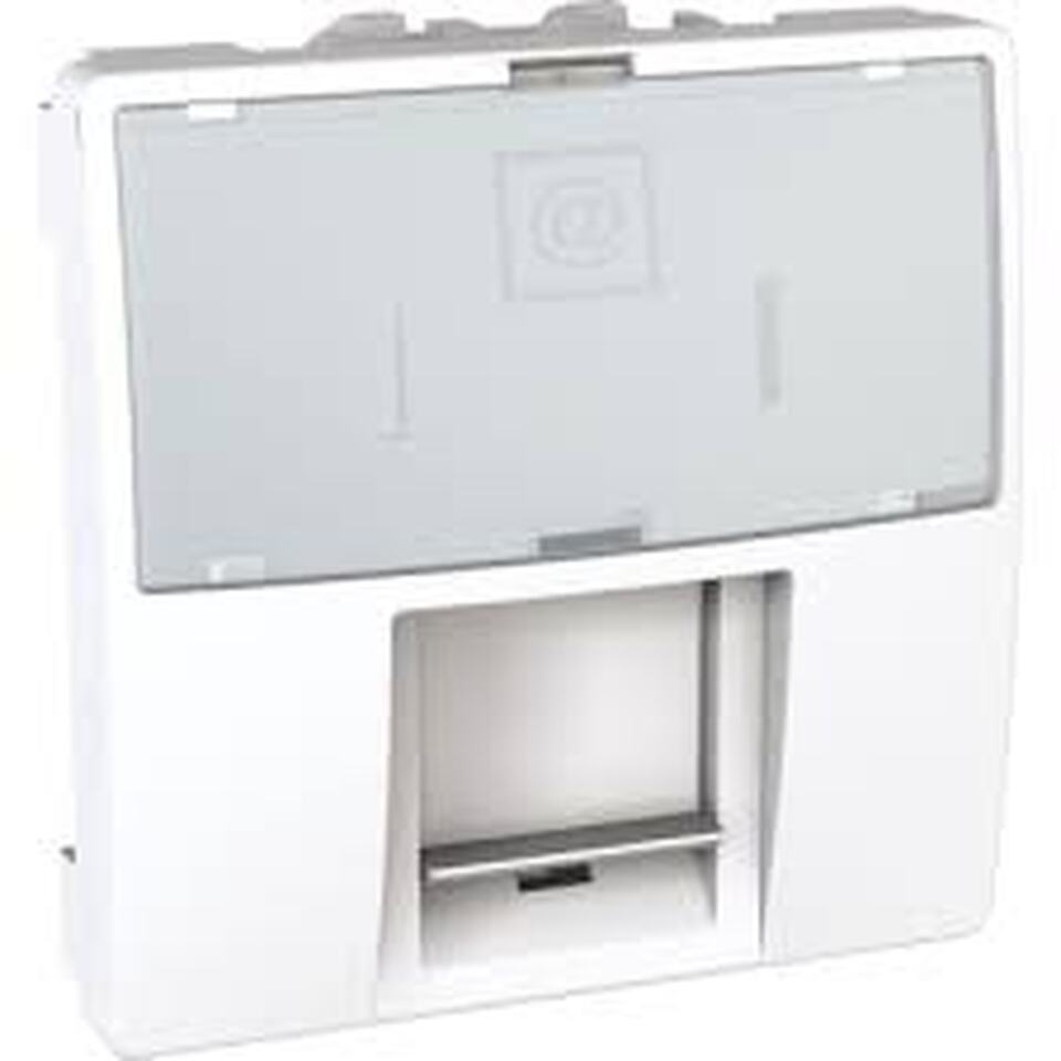 Schneider Unica Beyaz Data Priz ( Dolu ) Kapak Rj45 Cat6 45x45 2 Modül ( Eski Unica )(20ad) XX