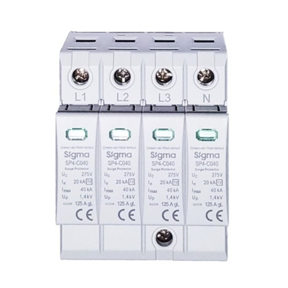 Parafudur 4p 100ka B Sınıfı Tip1 (Sayaç Öncesi)