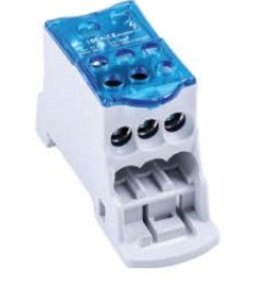 Modüler Dağıtıcı Tek  Kutup 80a 7  Delik Mono Blok (1ad)