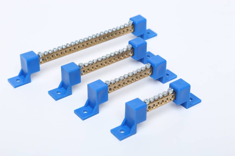 Ayaklı Nötr Toprak Pano Klemensi  80a 12 Delikli (20ad)