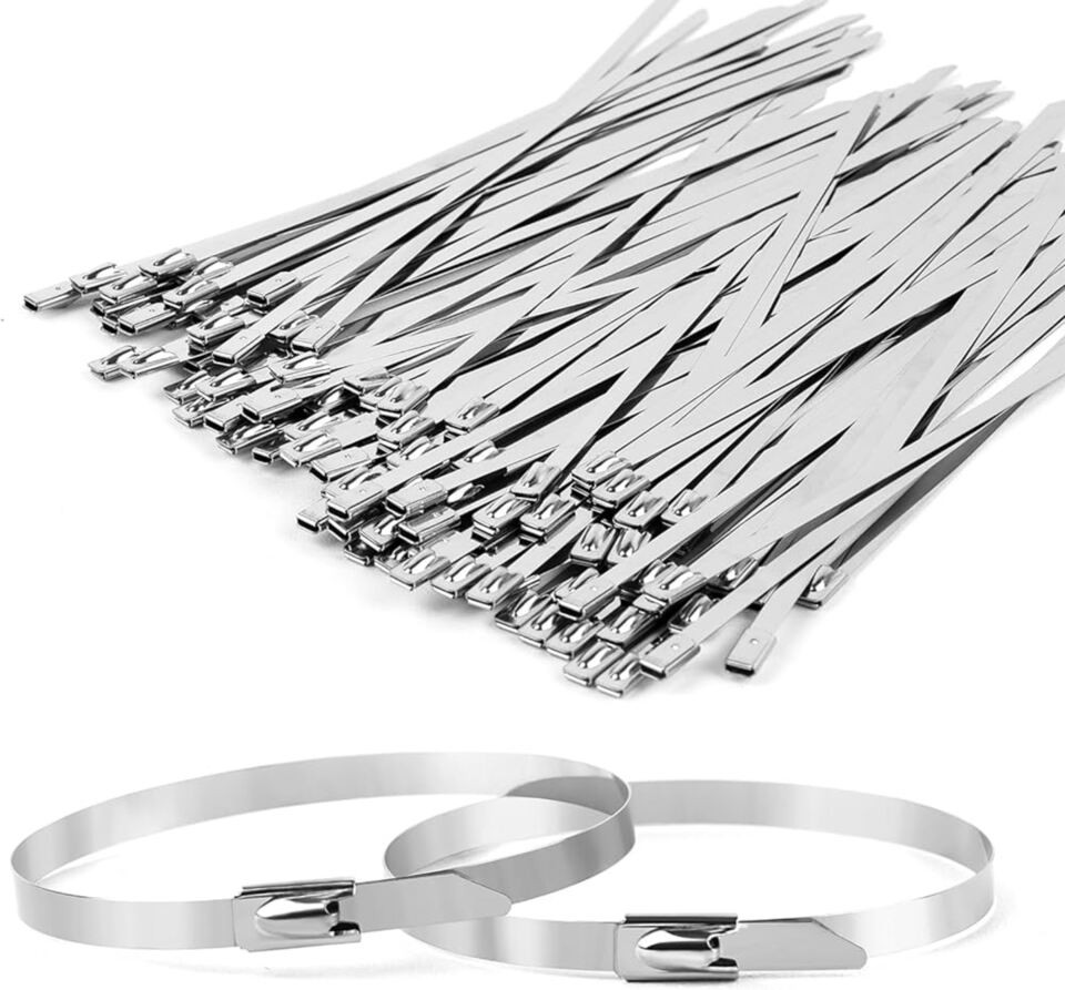 Paslanmaz Çelik Kablo Bağı (300x4.6mm) Metal (100ad/5000kl)