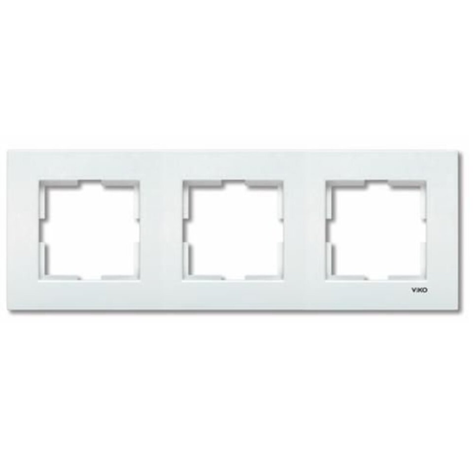 Viko Karre Beyaz Üçlü Çerçeve (10ad/120kl)