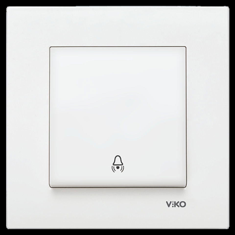 Viko Karre Beyaz Zil-Light  Anahtarı  (12ad/120kl)