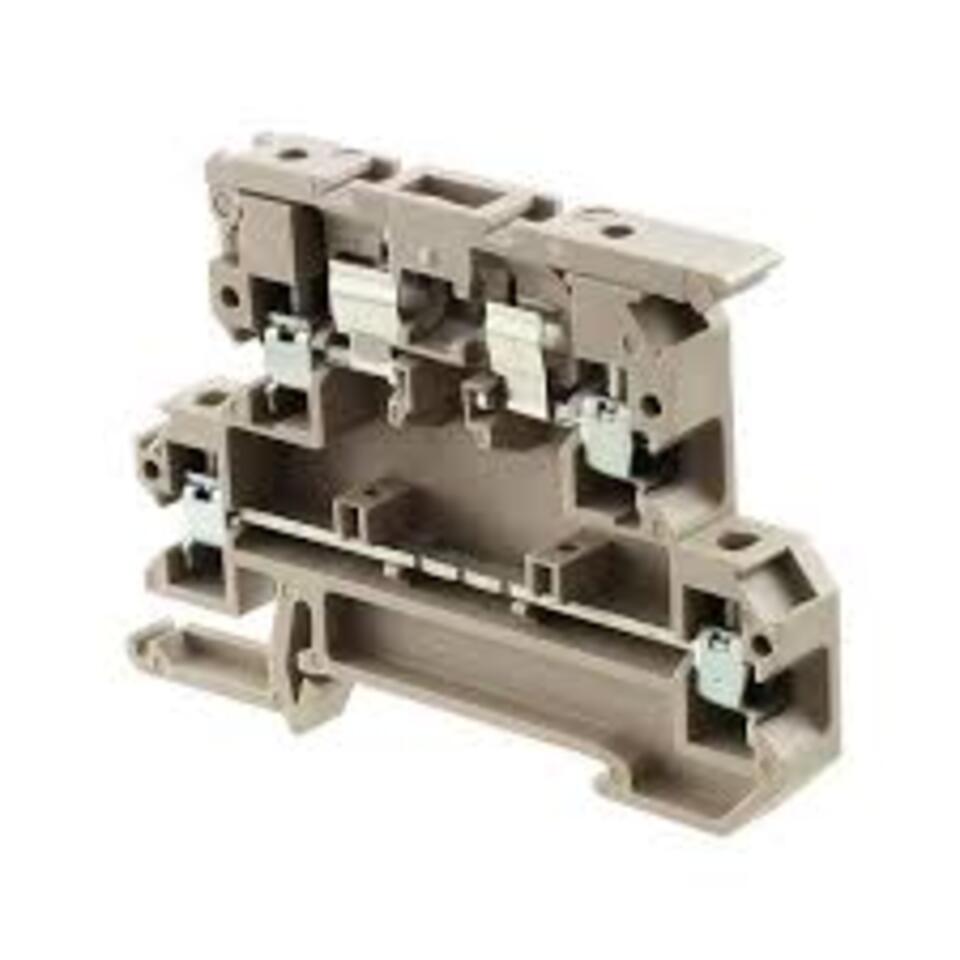 Ray Klemens 2.5mm 25a  2 Katlı (Kdks1/35- Cam Sigortalı ) (50ad)