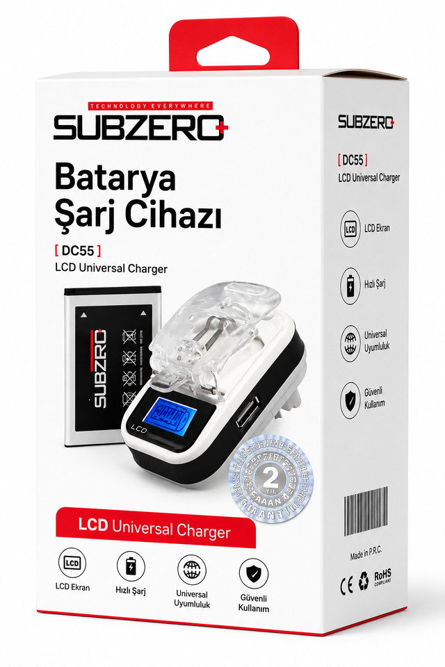 Subzero DC55 Akıllı Batarya Şarj Ci̇hazı (Tuşlu Telefonlar İçi̇n)