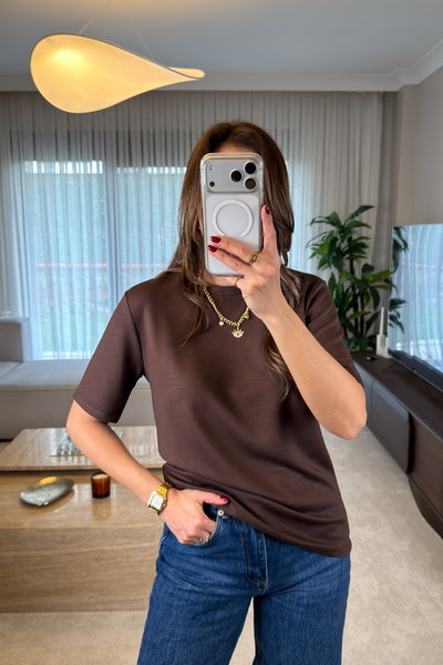 OYSHO KUMAŞ BASİC TSHİRT