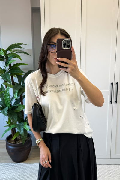 Life İs About Baskılı Tshirt