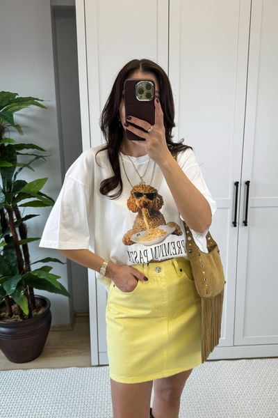 Dog Baskılı Premıum Tshirt