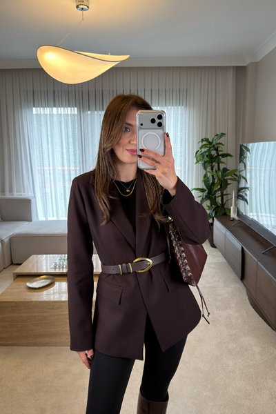 REY TEK DÜĞME DETAYLI CEKET