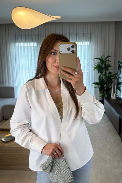 Zi̇nci̇r Detayli Premium Gömlek