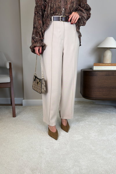 Selena Kemer Detayli Premium Pantolon