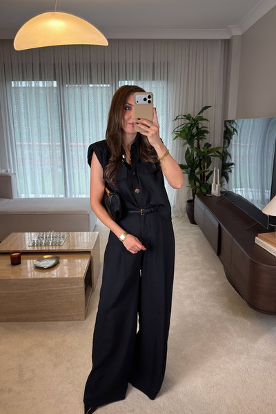 Çitçit Ve Vatka Detayli Ceket Pantolon Takim