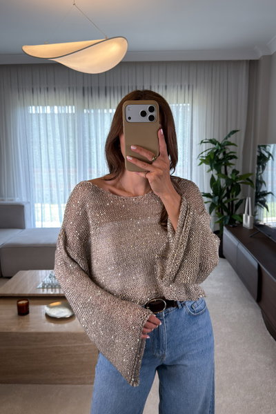 Parlak Taşli Beach Crop Top