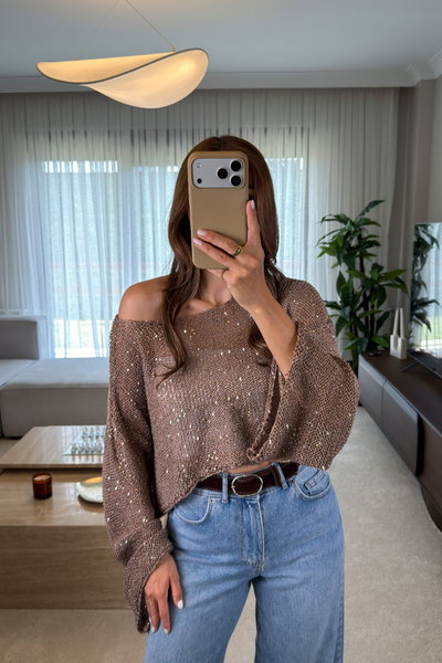 Parlak Taşli Beach Crop Top