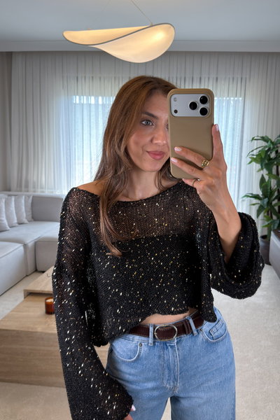 Parlak Taşli Beach Crop Top
