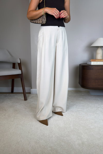 Tek Pens Detaylı Baggy Pantolon