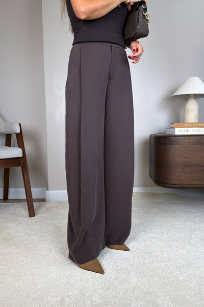 Tek Pens Detaylı Baggy Pantolon