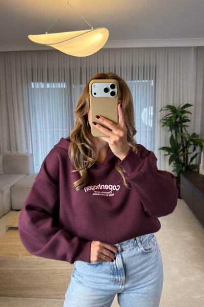 Copenhagen Baskılı Sweat