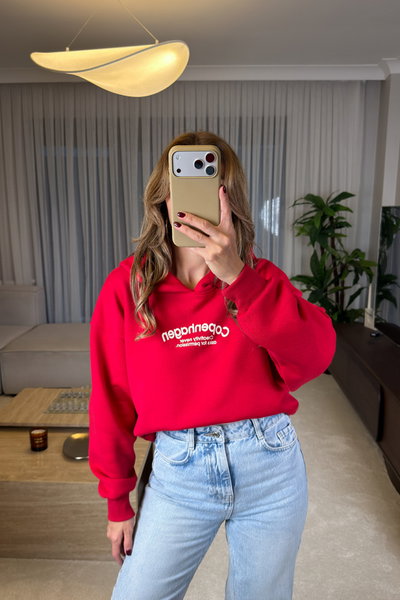 Copenhagen Baskılı Sweat