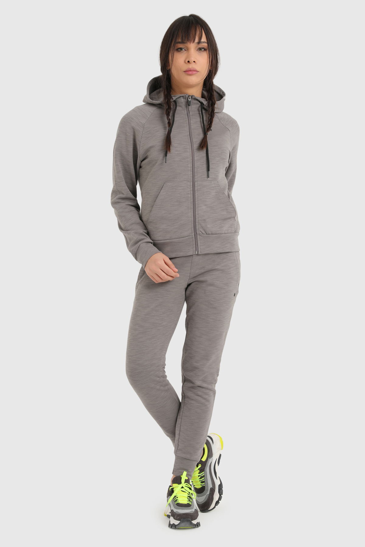 14056 - Gray - Women's Tracksuit