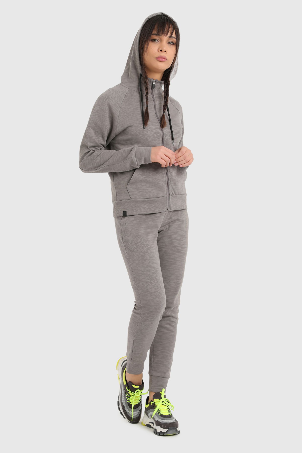 14056 - Gray - Women's Tracksuit