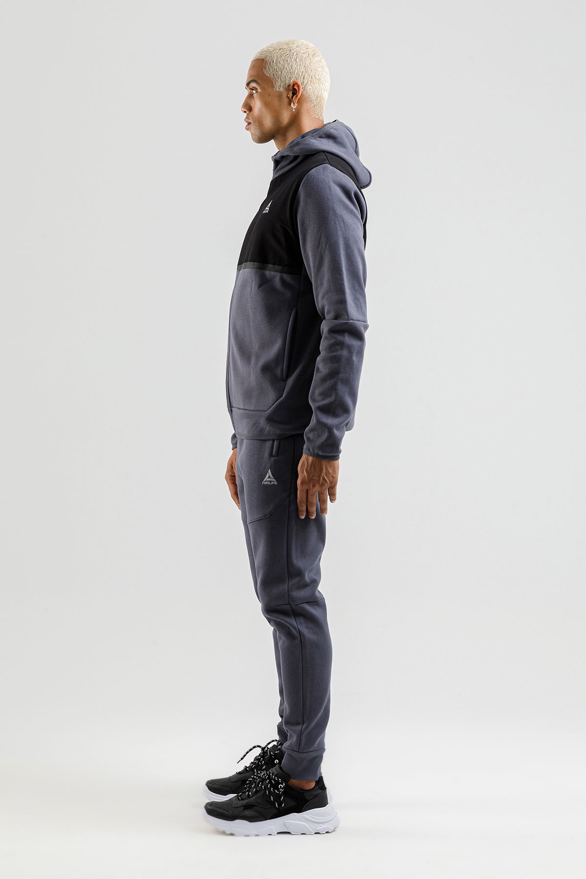 14074 - Navy Blue - Men Tracksuit