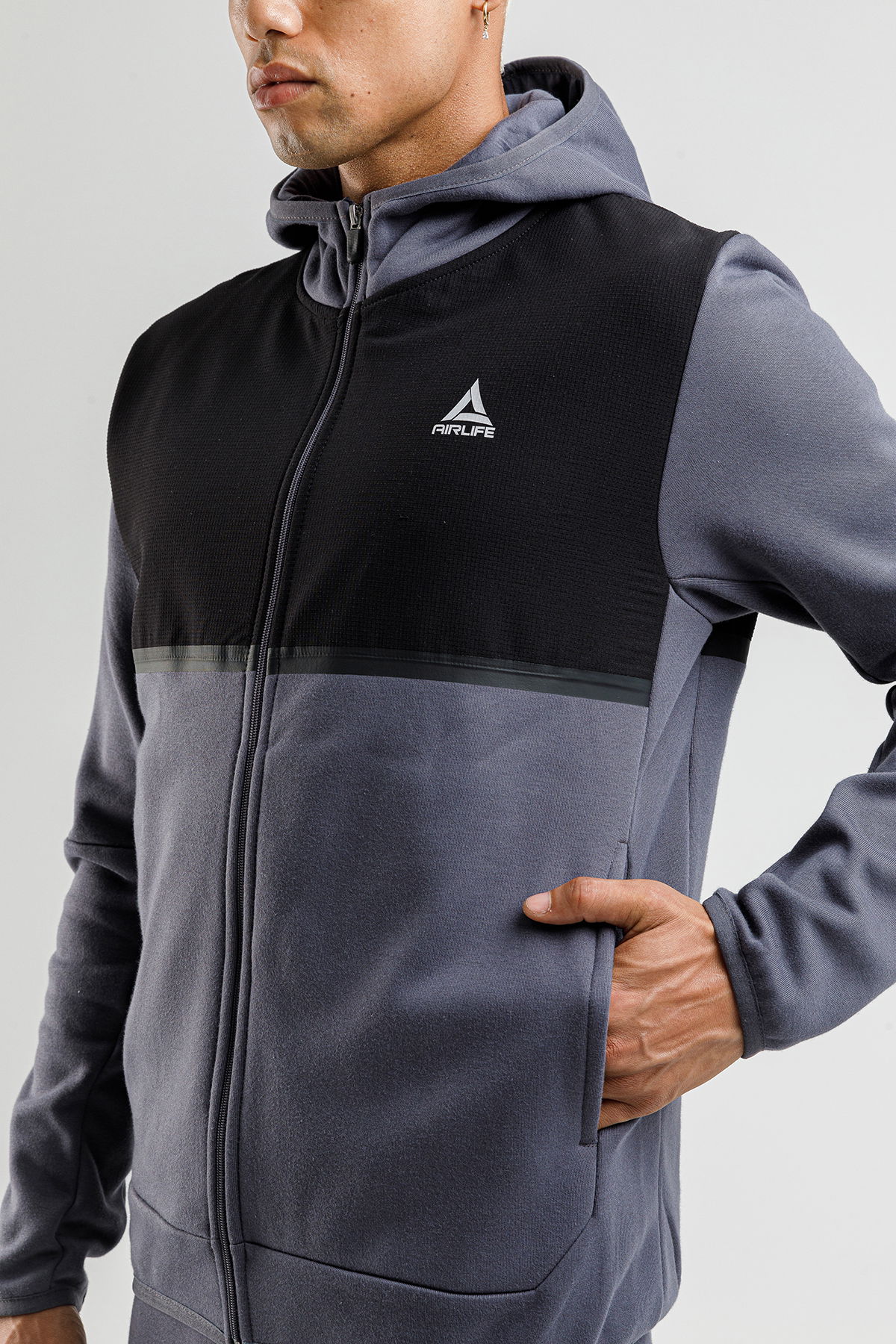 14074 - Navy Blue - Men Tracksuit